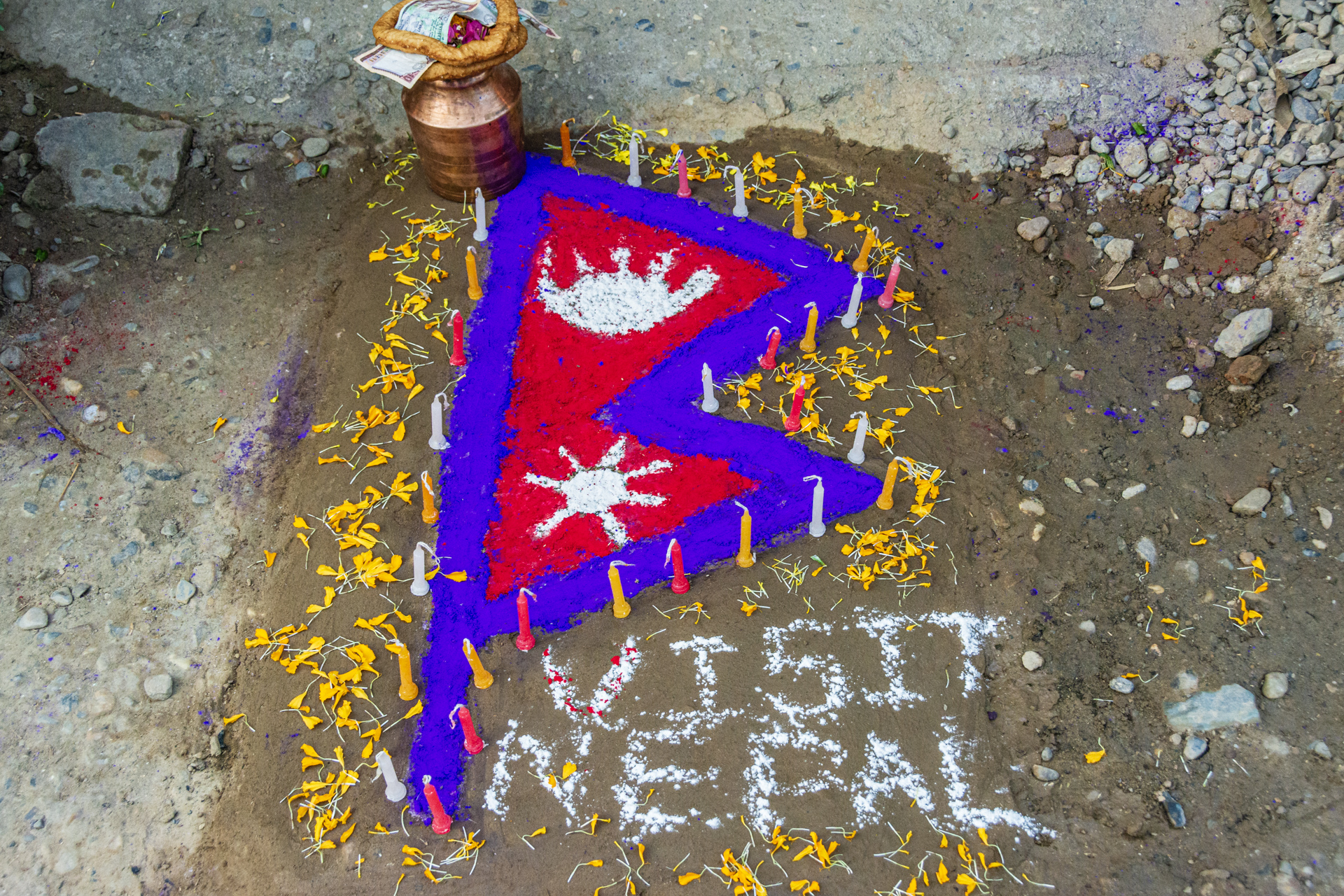 Chitwan Mandalas zu Diwali